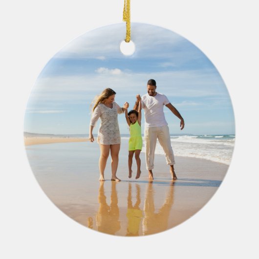 シェルメエレガントレカリキマカ |家族の写真 セラミックオーナメント (裏面)