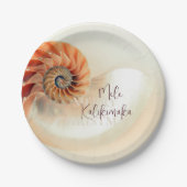 シェルメエレガントレカリキマカ |家族の写真 ペーパープレート (正面)