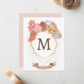 シェルモノグラムクレスト ノートカード (正面/裏面インサイチュ)