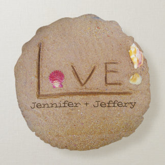 シェルラブオンビーチカスタム枕 ラウンドクッション