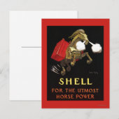 シェル付き機械式馬油 ポストカード (正面/裏面)