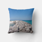 シェル島の中間のジェットピロー クッション (裏面)