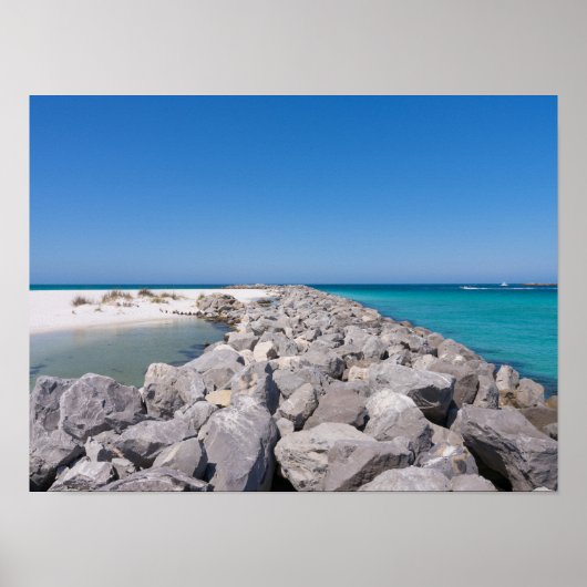 シェル島の真ん中のジェティのポスター ポスター (正面)