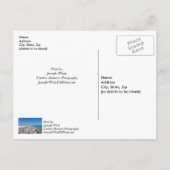 シェル島の防波堤の真ん中　回復おめでとう　ポストカード ポストカード (裏面)