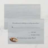 シェル応答カードの真珠 出欠カード (正面/裏面)