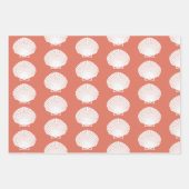 「シェル振動」沿岸ビーチパーティーテーマ ラッピングペーパーシート (正面2)