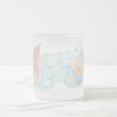 シェル水カラー名 フロストグラスマグカップ (中央)