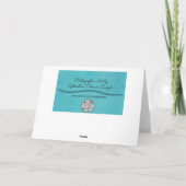 シェル海シービーチプリン誕生日カード カード (裏面)