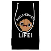 シェル無脊椎動物ライフおもしろいシェルプンダークBG スモールペーパーバッグ (正面)