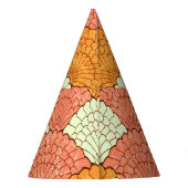 シェル眼鏡：抽象芸術海模様 パーティーハット (裏面)