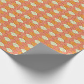 シェル眼鏡：抽象芸術海模様 ラッピングペーパー (角)