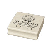 シェル航海のカスタムファミリ名と差出人住所 ラバースタンプ (スタンプ)