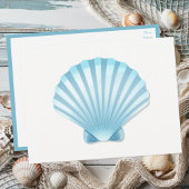 シェル航海のビーチ結婚式考えこんにちは インビテーションポストカード