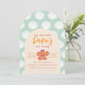 シェル誕生日パーティーフローラシェルブレーションガール 招待状 (スタンド正面)