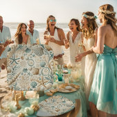 シェル7インチ紙プレートザパールコーストEle ペーパープレート