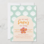 「シェル・エレブレーション」コーストビーチパーティーテーマ 招待状 (正面)