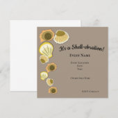 シェル・セレブレーション 5.25" x 5.25" フラット プログラム (正面/裏面)