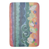 シェル – 野生の足跡の下 バスマット (正面縦)