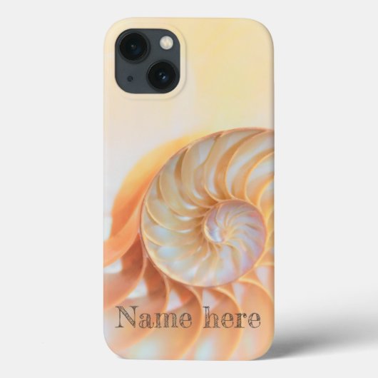 シェルnautilus swirl iPhone / iPadケース Case-Mate iPhoneケース (裏面)