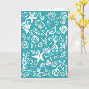 シェルYEHシーシェルビーチ誕生日おめでとう カード