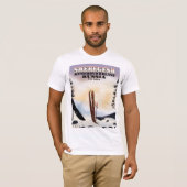 シェレゲシュ・ロシアのスキー旅行ポスター。 Tシャツ (正面フル)