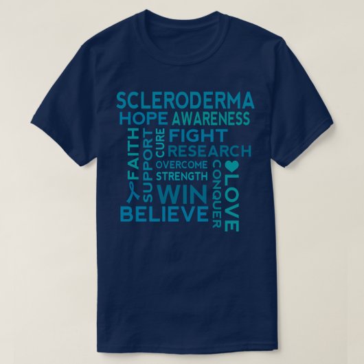 シェロデルマ認識度 Tシャツ (デザイン正面)