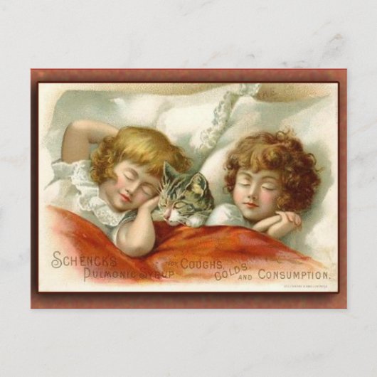 シェンク肺シロップ取引カード ポストカード (正面)