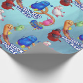 シェンザクラゲ2:サック&パックパーティー紙 ラッピングペーパー (角)