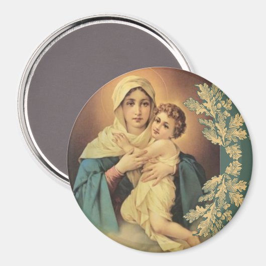 シェンスタットの我々のヴァージンメアリー・イエス・マザー マグネット (正面/裏面)