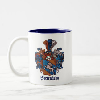 シェンヘルムの先祖代々の家紋 ツートーンマグカップ