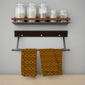 シェン半円形パターン キッチンタオル