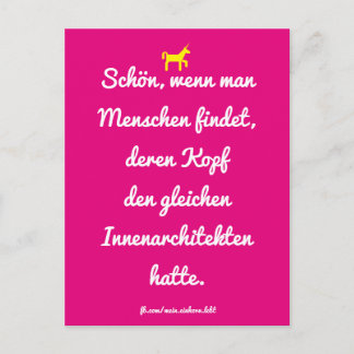 シェン、ウェンマンMenschen wie dich findet。 ポストカード