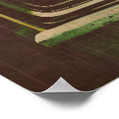 シェヴィトラックヴィンテージテクスチャポスター ポスター (角)