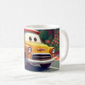 シェヴィー車のマグ コーヒーマグカップ (正面右)