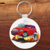 シェヴィHHRレッドトラック キーホルダー (正面)