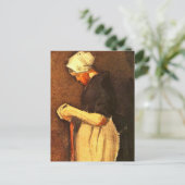 シェヴェニンゲンの女（ヴィンセント・ヴァン・ゴッホ作） ポストカード (スタンド正面)