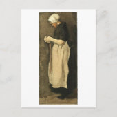 シェヴェニンゲンウーマン、ヴァンゴッホファインアート ポストカード (正面)