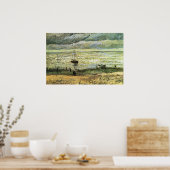 シェヴェニンゲンビーチで嵐の天気ヴァン・ゴッホ ポスター (キッチン)