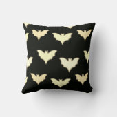 シェーかわいらしズオブイエローこうもりブラックハロウィーン クッション (裏面)