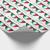 シェーイタリアンズカスタム文字とカラーギフトラップ ラッピングペーパー (角)