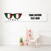 シェーイタリアンズカスタム文字とカラーバナー 横断幕 (インサイチュ)