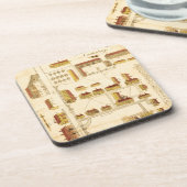 シェーカーの村の地図1849年 コースター (左側)