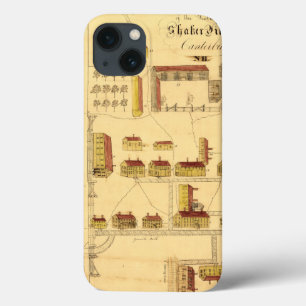 シェーカーの村の地図1849年 iPhone 13ケース