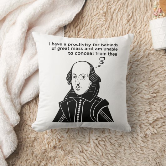 シェークスピアおもしろい引用文 クッション (ブランケット)
