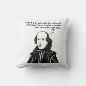 シェークスピアおもしろい引用文 クッション (正面)