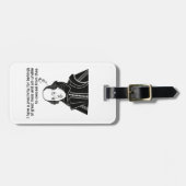 シェークスピアおもしろい引用文 ラゲッジタグ (正面横)