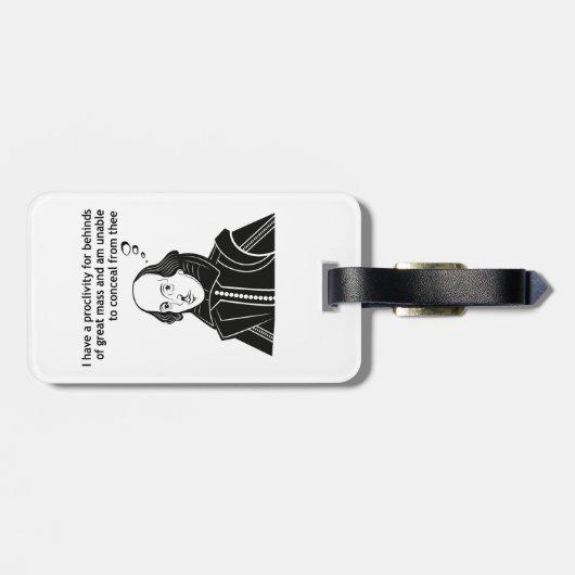 シェークスピアおもしろい引用文 ラゲッジタグ (裏面横)