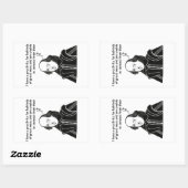 シェークスピアおもしろい引用文 長方形シール (シート)