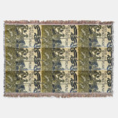 "シェークスピアからの物語"のヴィンテージの表紙 スローブランケット (正面)