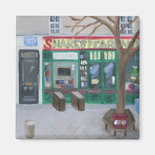 シェークスピアと会社 マグネット (正面)